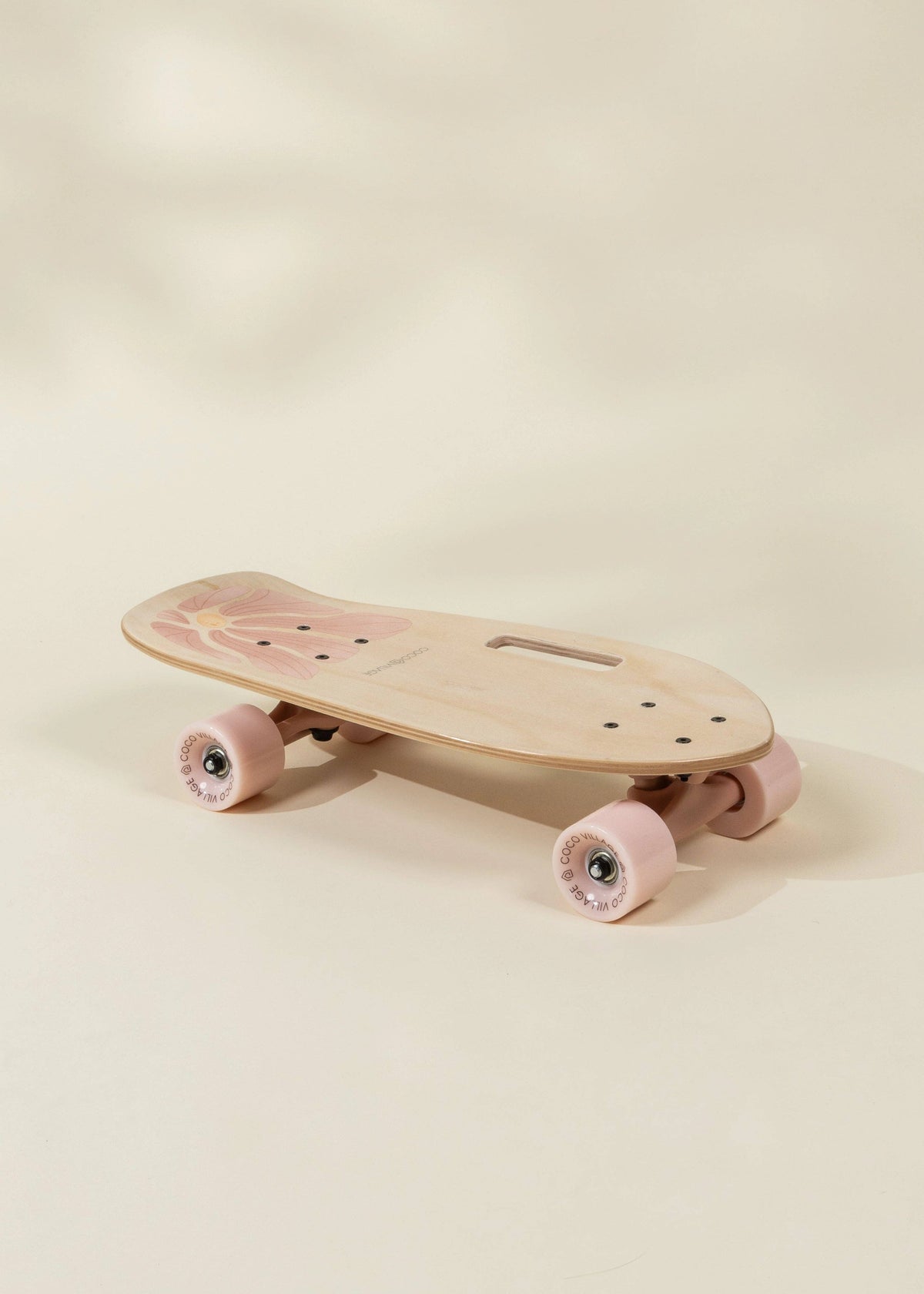 Skateboard en bois pour enfants avec poignée (cruiser)