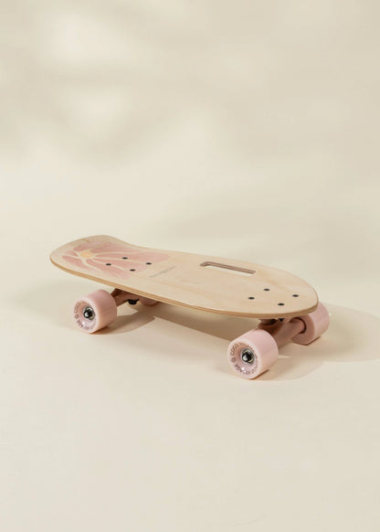 Skateboard en bois pour enfants avec poignée (cruiser)
