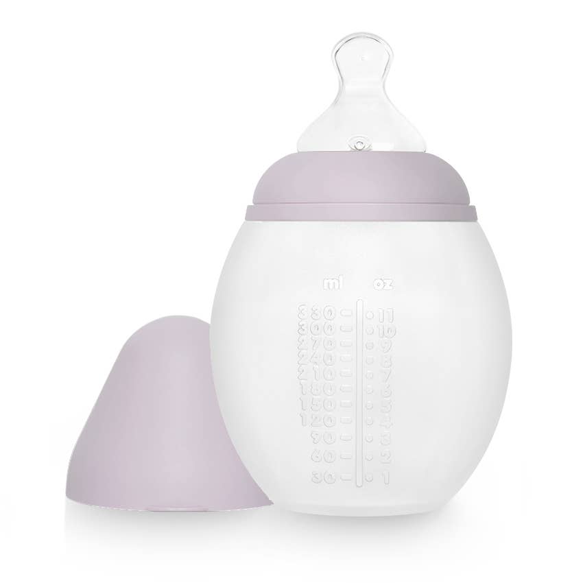 Biberon en silicone 330 ml Blue Grey