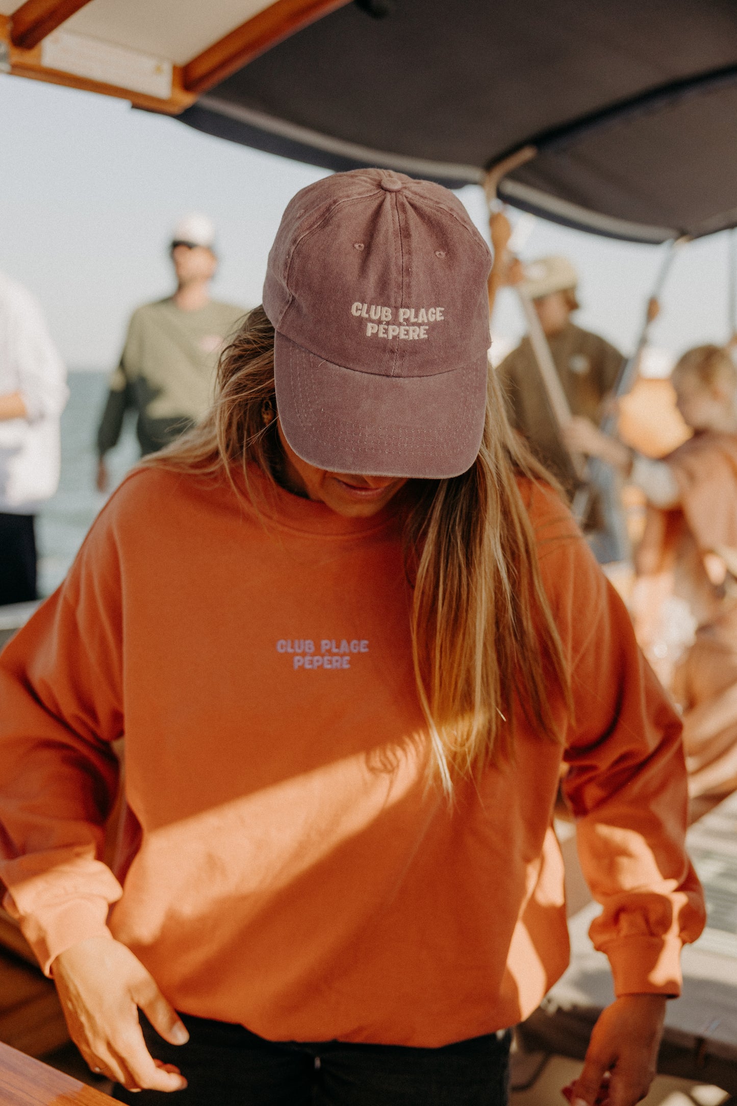 Le sweat Club Plage Pépère