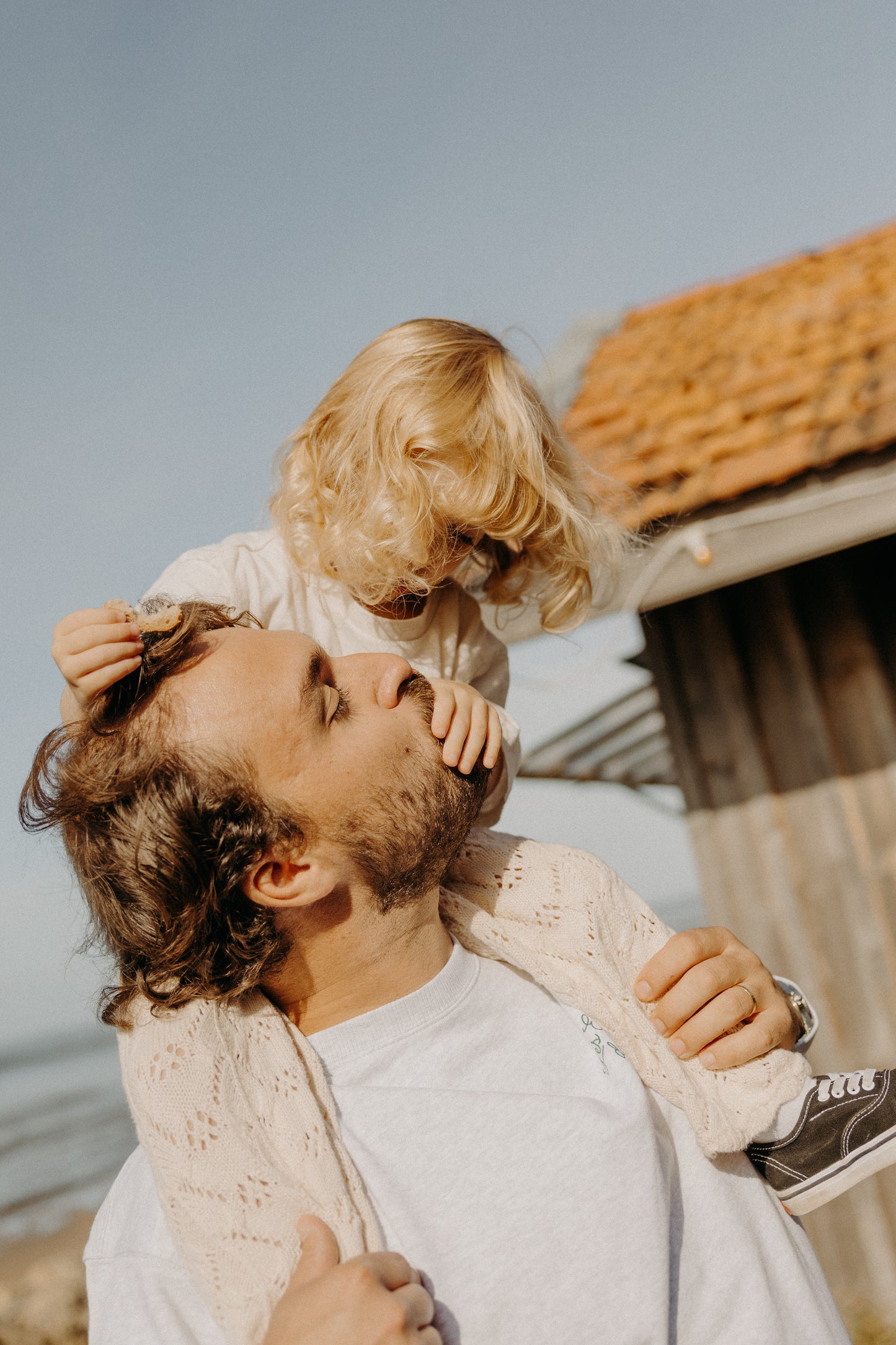 Le sweat "Dégustation" gris clair -vert