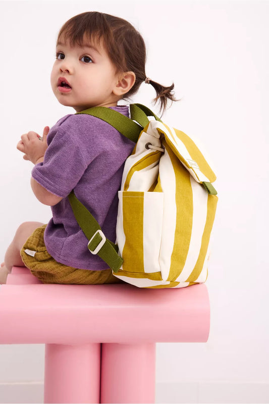 Petit sac à dos - jaune et vert