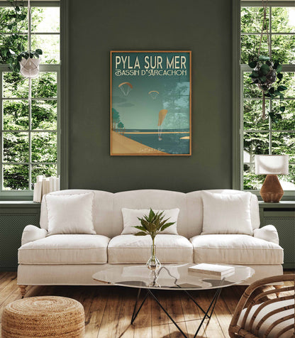 affiche dune pyla pilat bassin