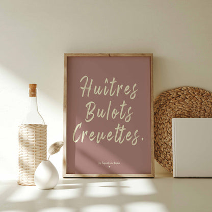 Huîtres, Bulots, Crevettes