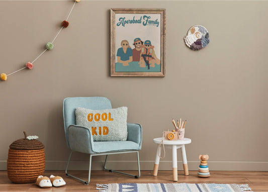 Portrait de Famille : Illustration à partir d'une photo