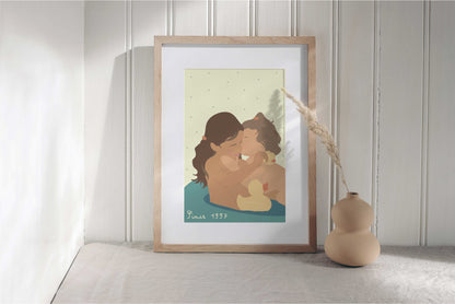 Portrait de Famille : Illustration à partir d'une photo