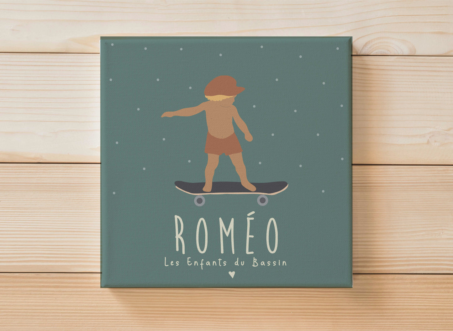 Roméo en skateboard